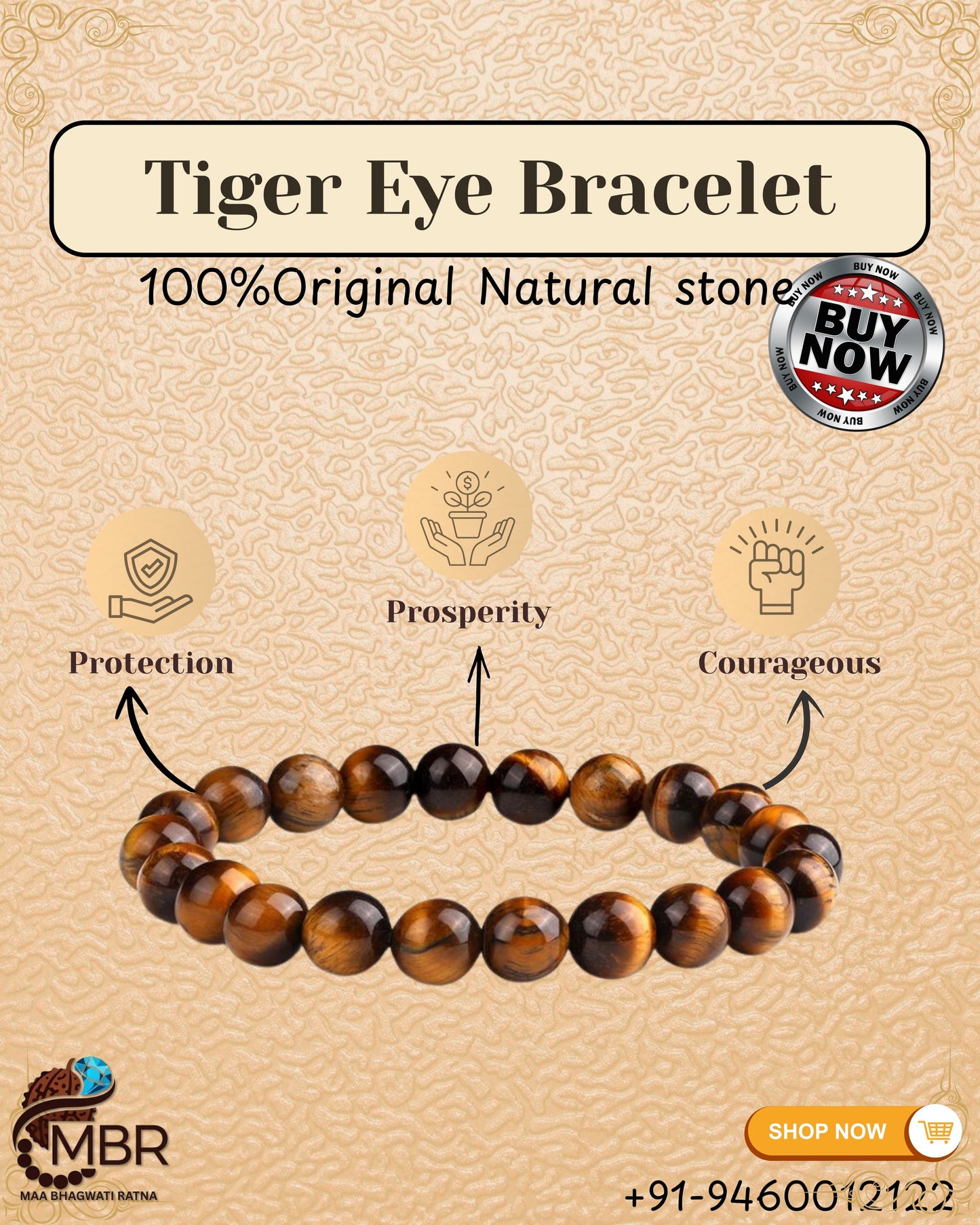 TIGER EYE BRACELET